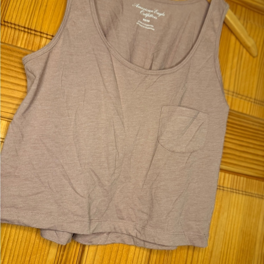 American Eagle Soft Pocket Tank Top - Picture 3 of 4